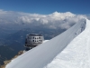 Le Mont Blanc et le refuge du Goûter